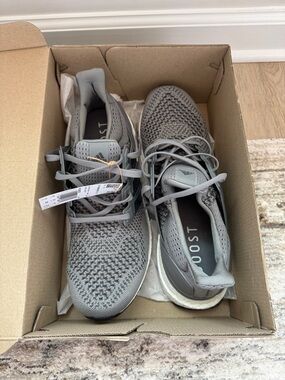 adidas Men’s Grey UltraBoost Sneakers